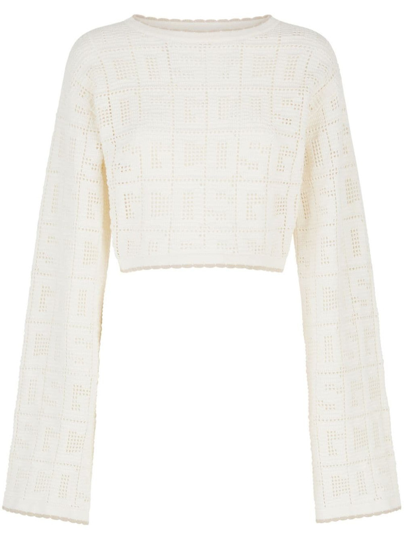 monogram macramÃ© top 1