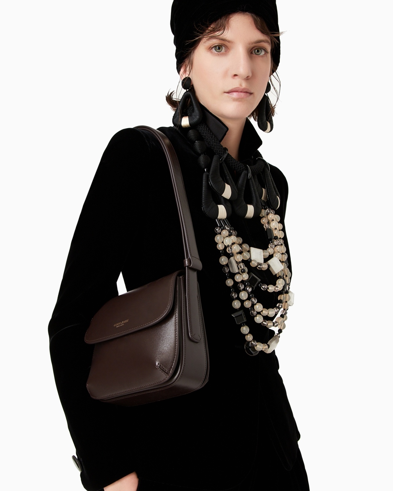 SMALL PALMELLATO-LEATHER LA PRIMA BAG - 7