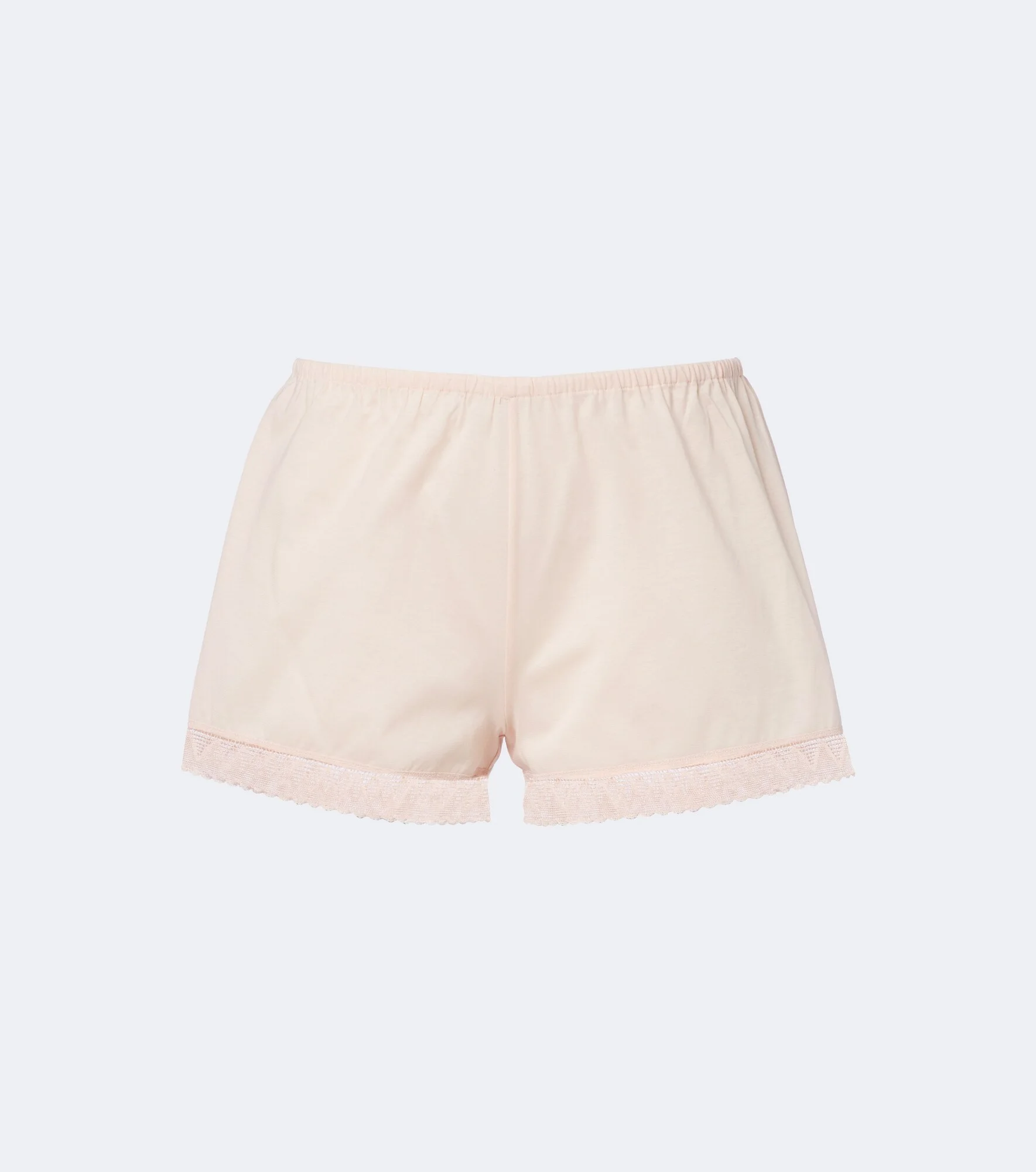 Lightness lace-trimmed cotton shorts - 1