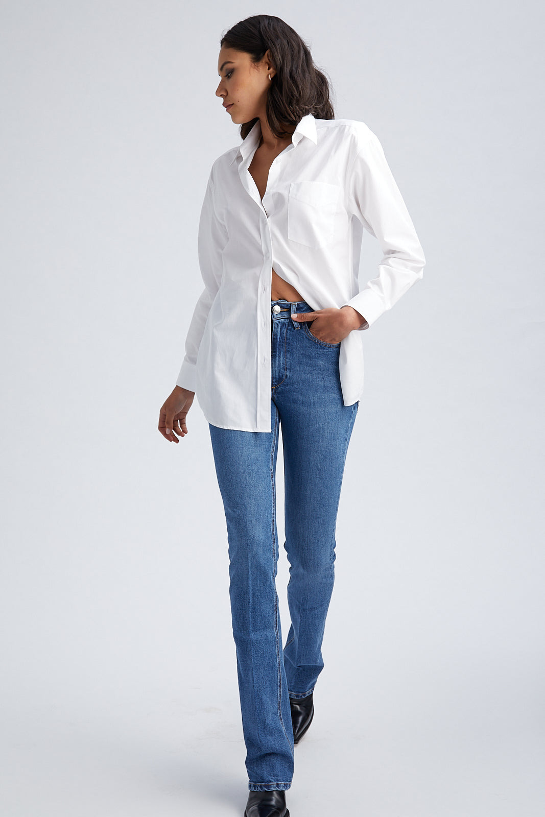 CHARLOTTE MICRO FLARE DENIM - 4