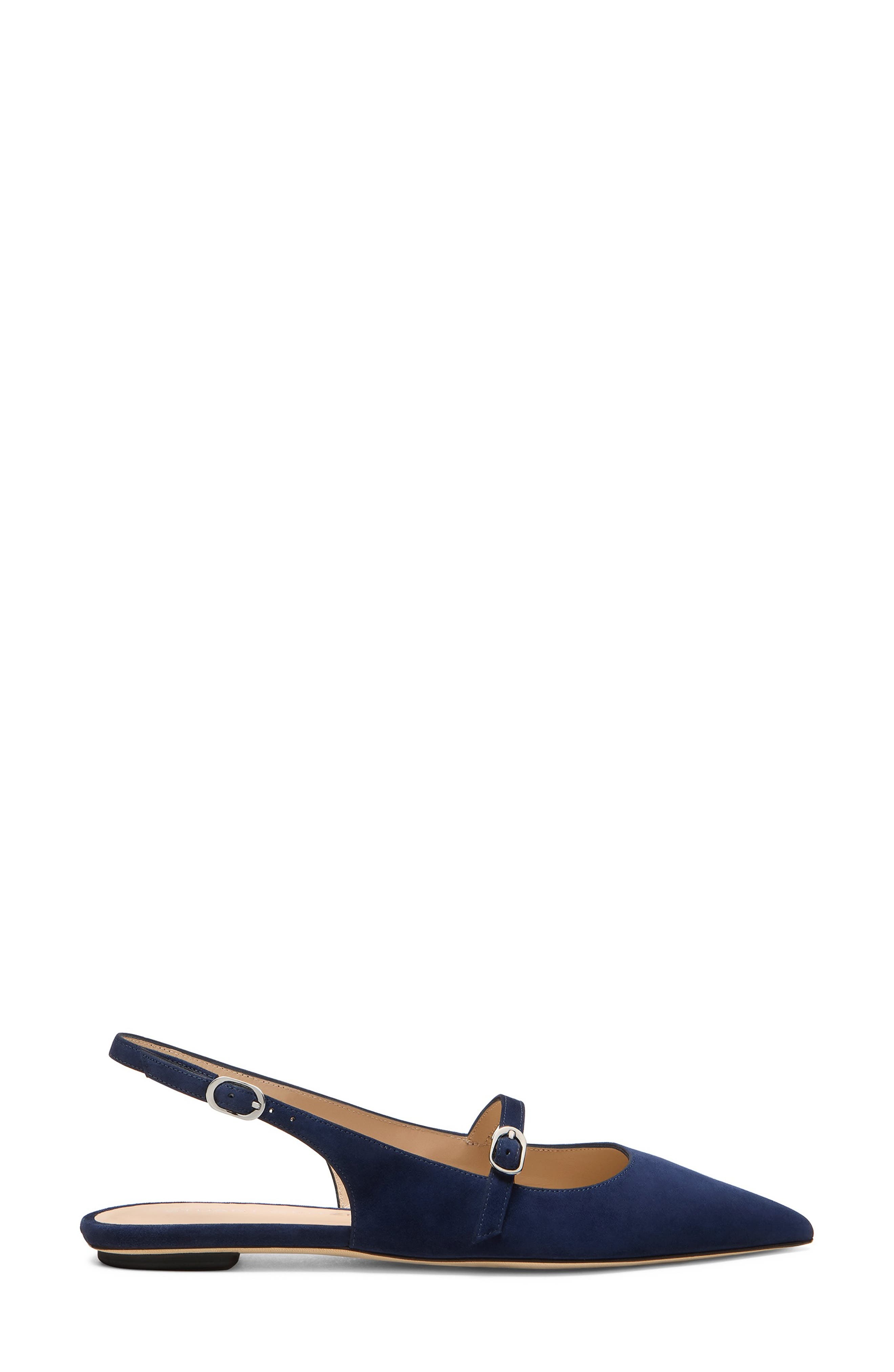 Stuart Weitzman Emilia Mary Jane Slingback Flat in Nice Blue at Nordstrom - 3