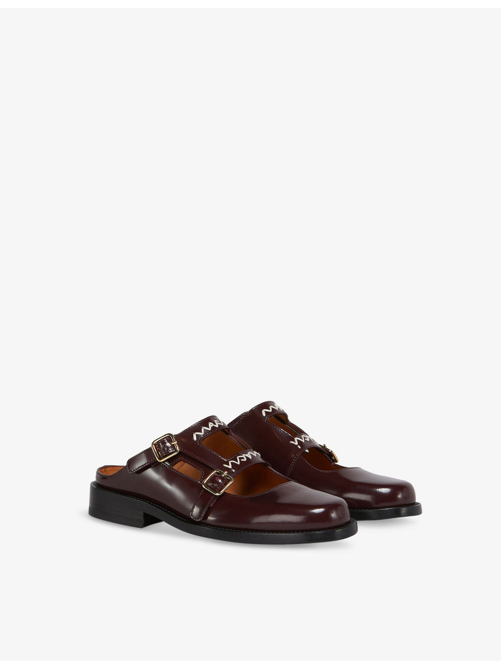 Bambi 3.0 double-buckle leather loafers - 2