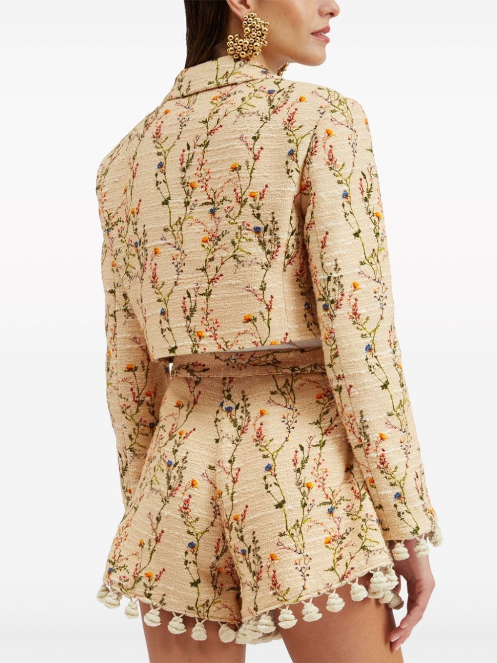 Torero embroidered cropped jacket - 4