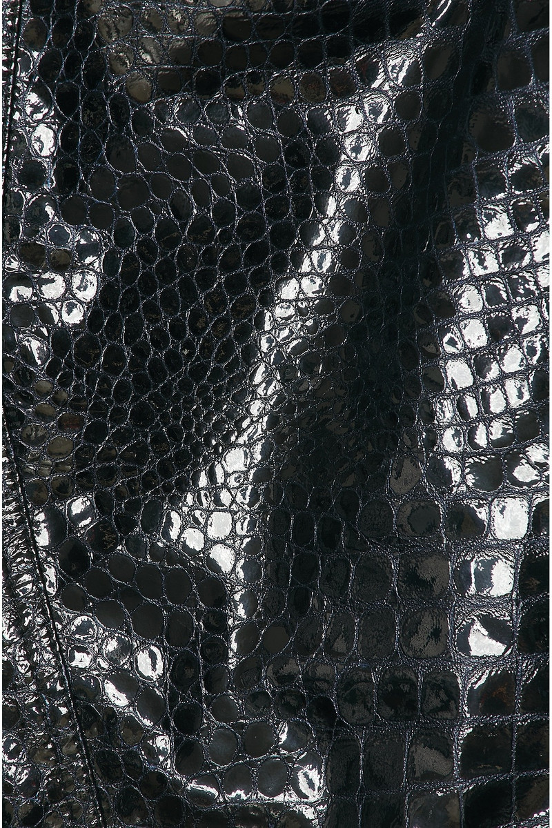 PRISCAVera Leather Corset Dress outlook