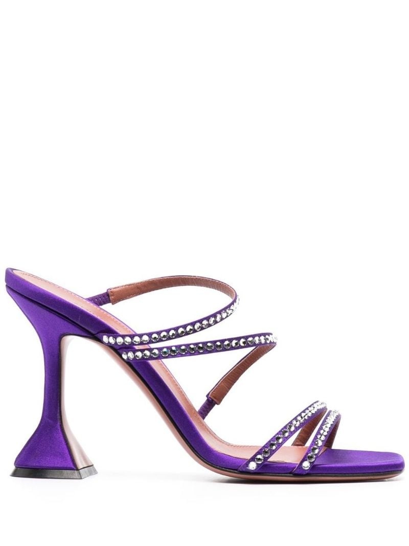 Naima 95mm crystal-embellished sandals - 1