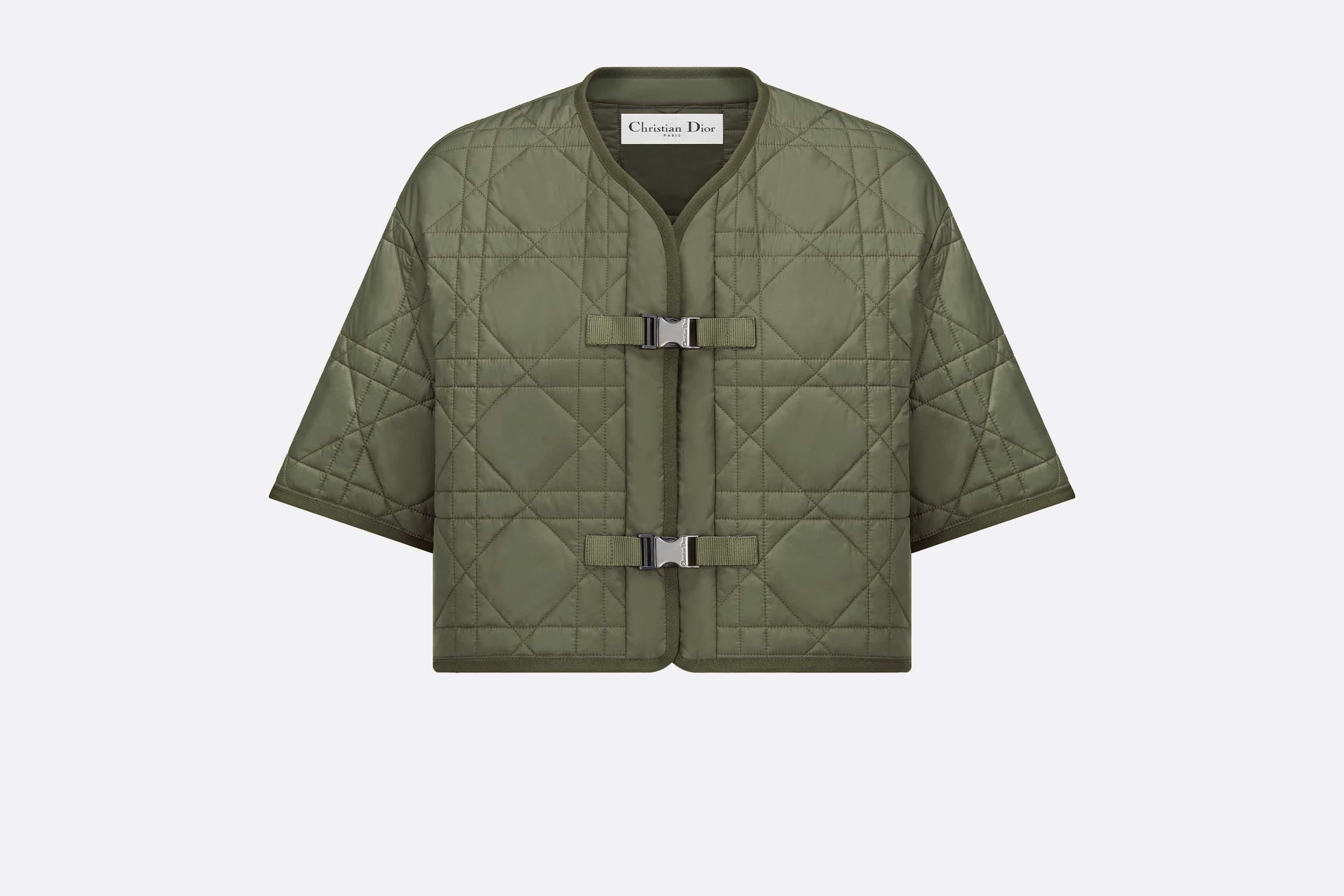 Dior Macrocannage Short-Sleeved Peacoat | REVERSIBLE