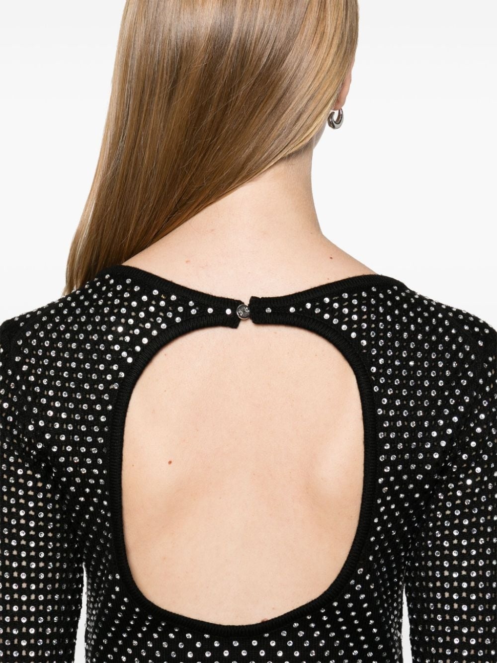 rhinestoned maxi dress - 5