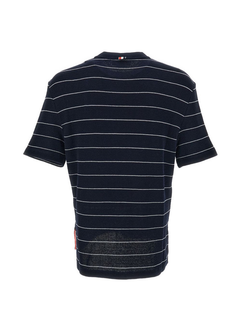 Thom Browne striped-pattern pocket T-shirt outlook