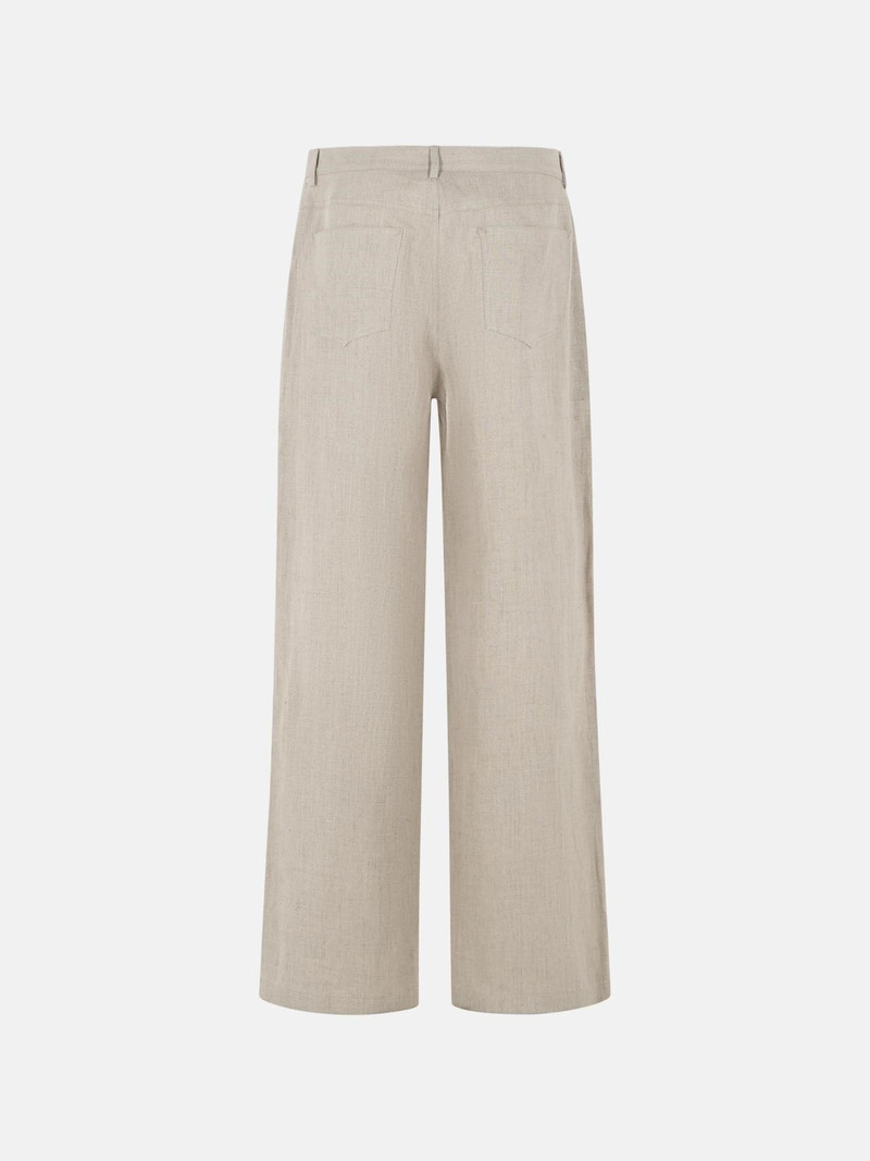 Séfr 'ARNO' BEIGE LINEN PANTS outlook
