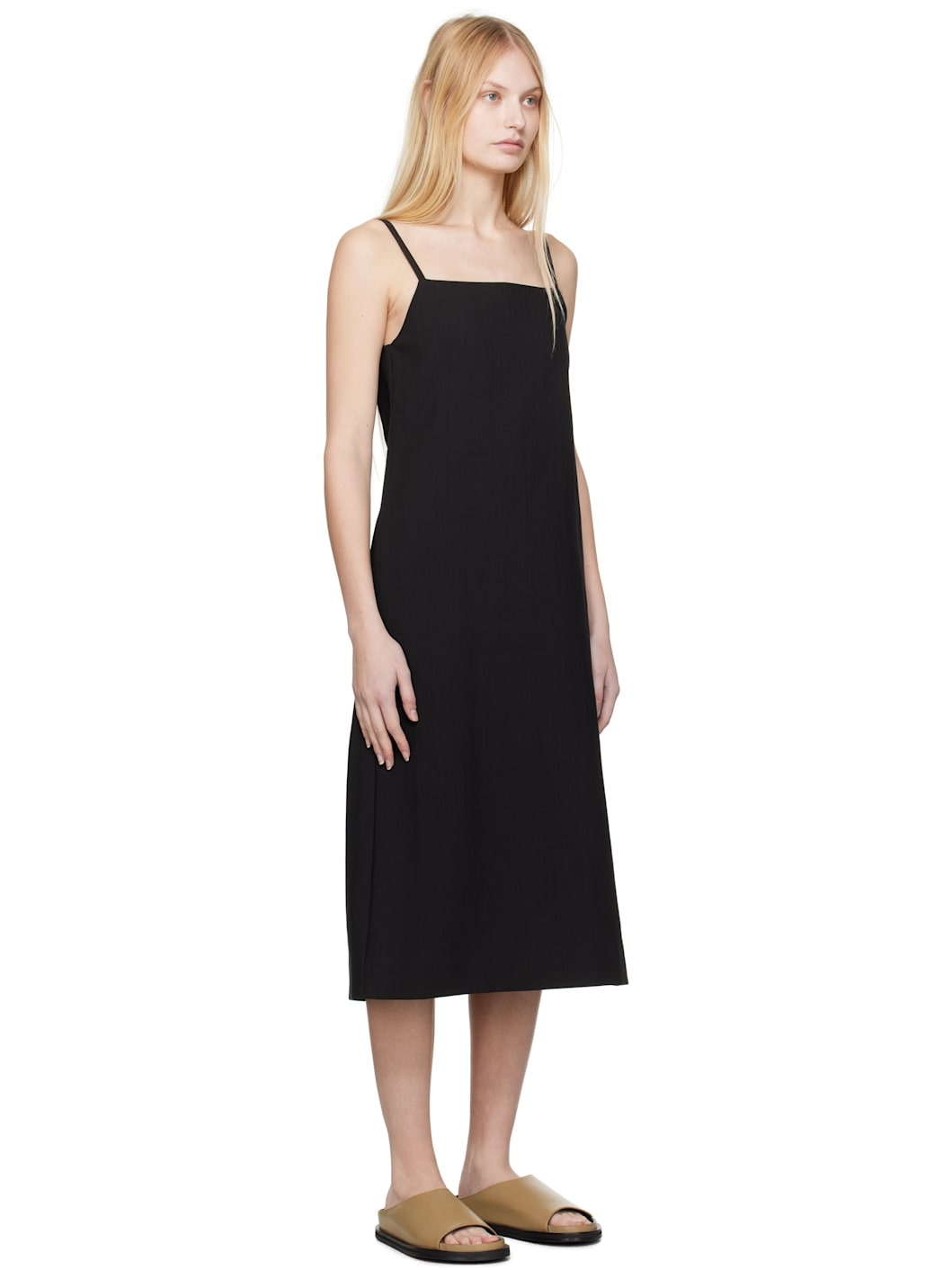 Black Danae Midi Dress - 2