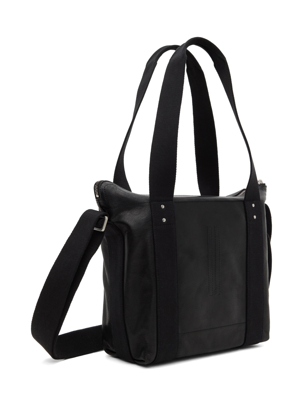 Black Mini Trolley Tote - 3