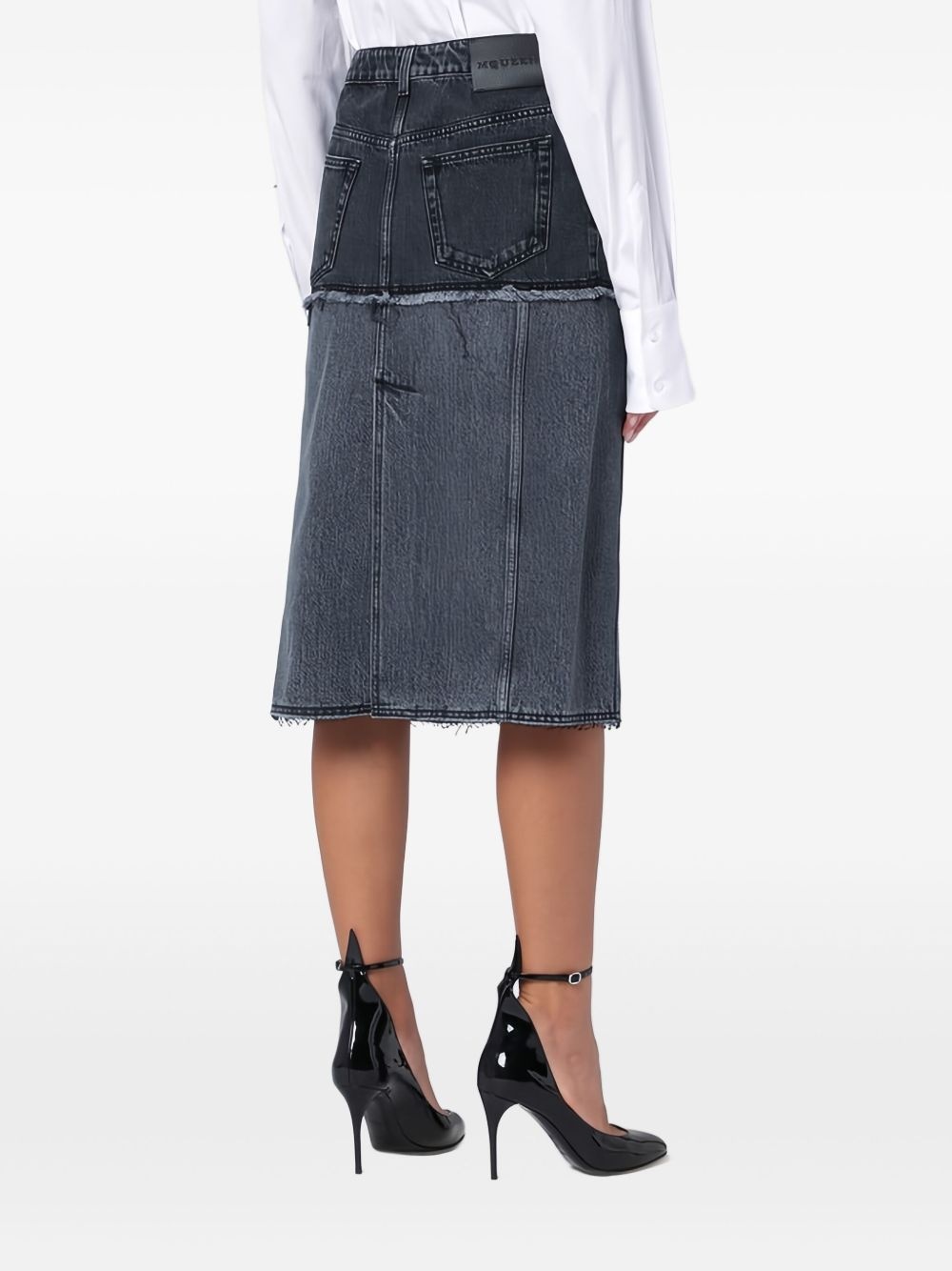 Hybrid midi skirt - 4