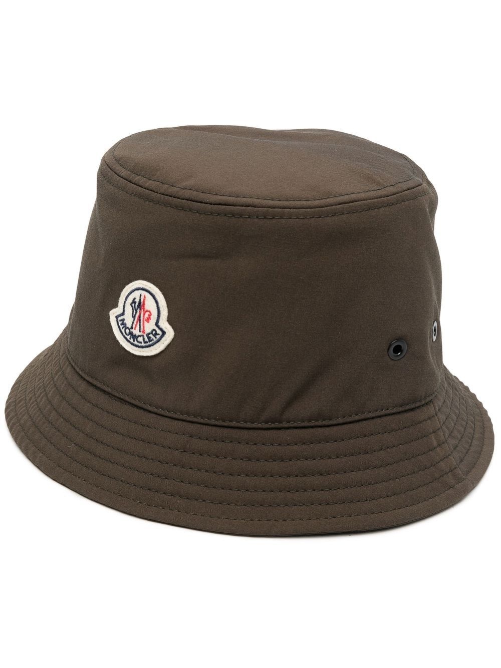 logo patch bucket hat - 1