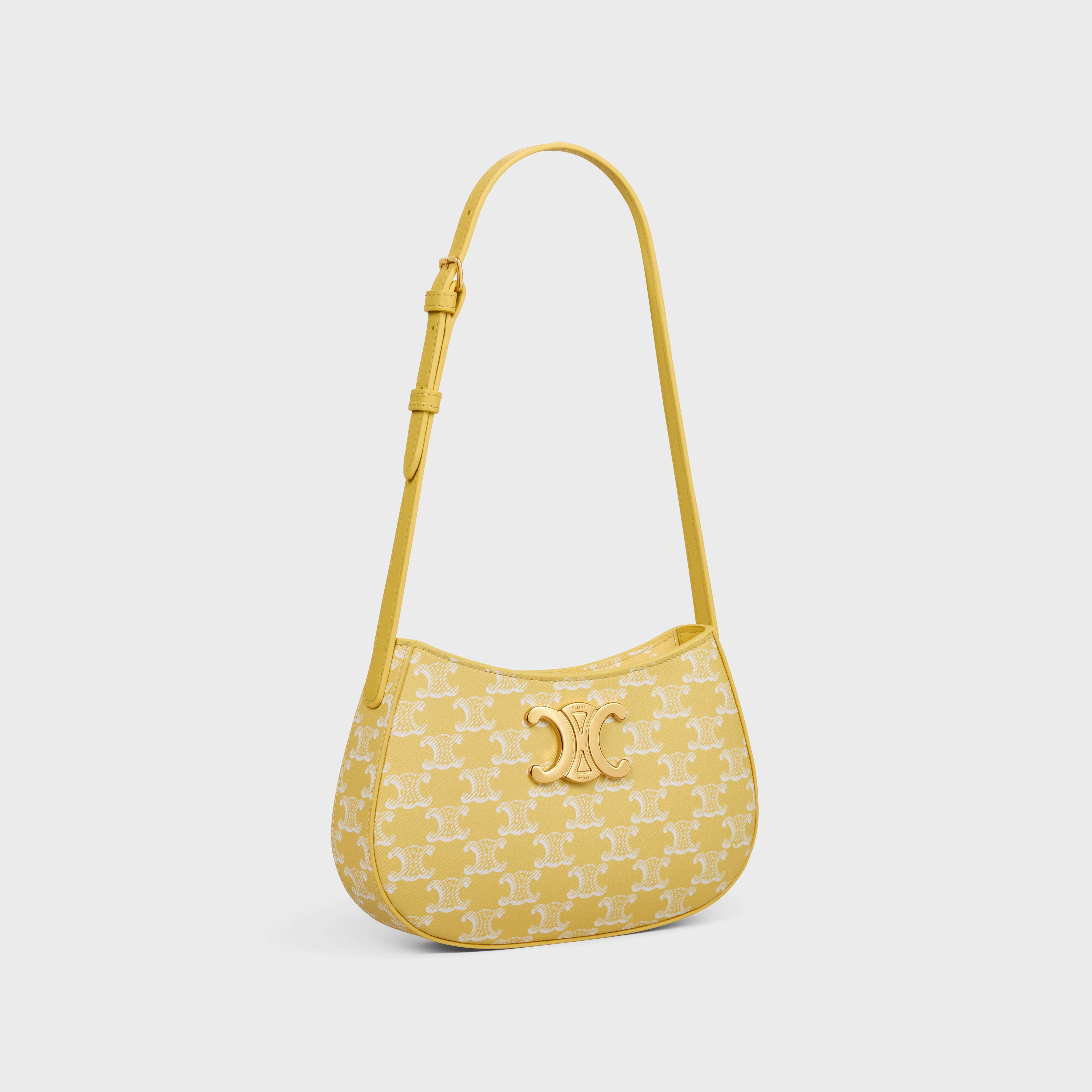 MEDIUM TILLY BAG in TRIOMPHE CANVAS AND CALFSKIN - 2