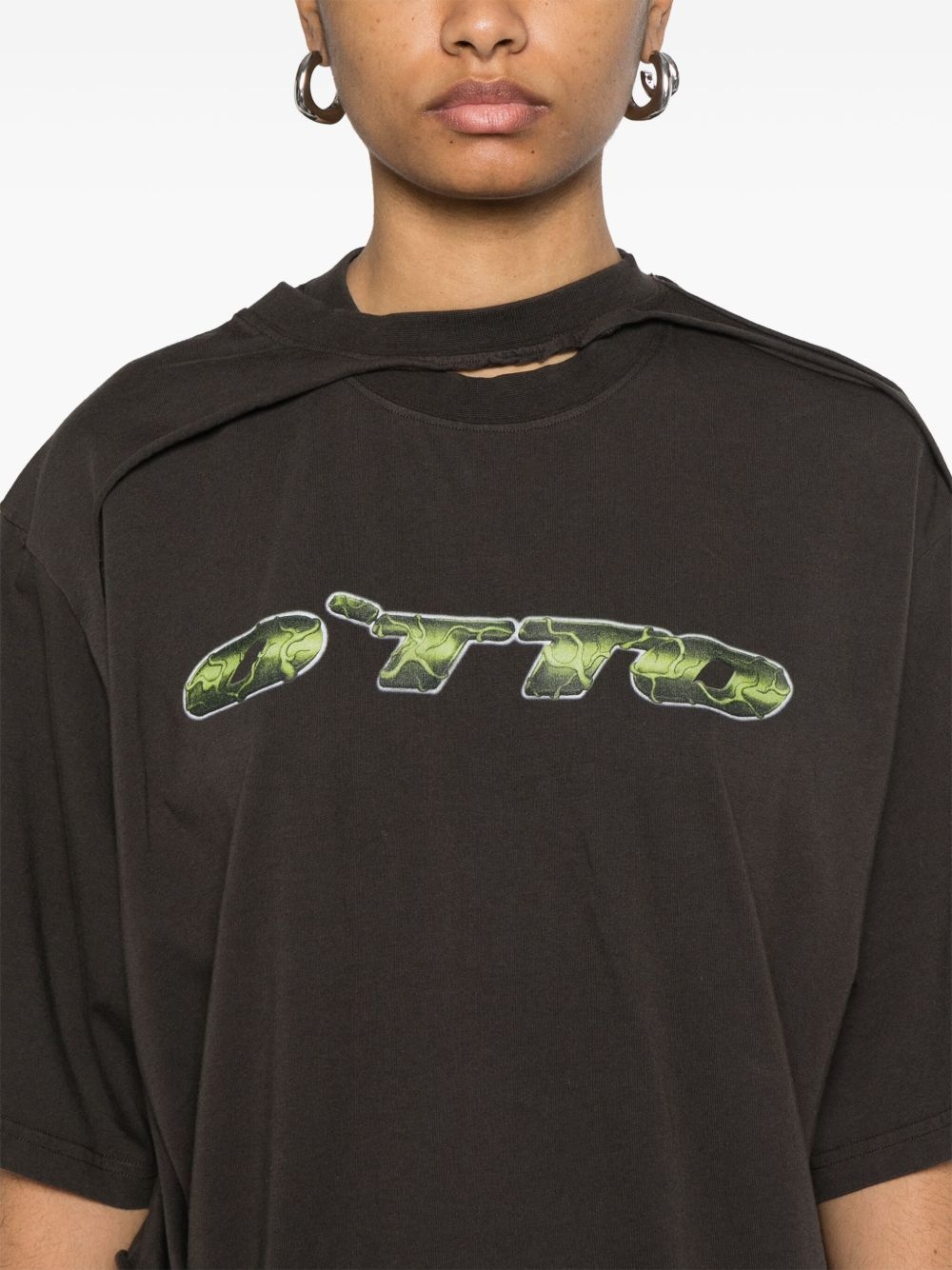 logo-print T-shirt - 5