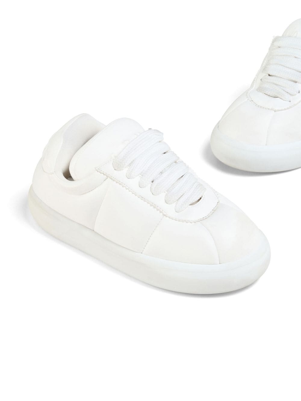 padded lace-up sneakers - 5