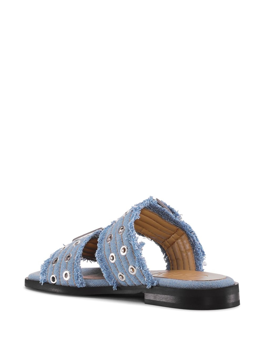 Feminine denim sandals - 3