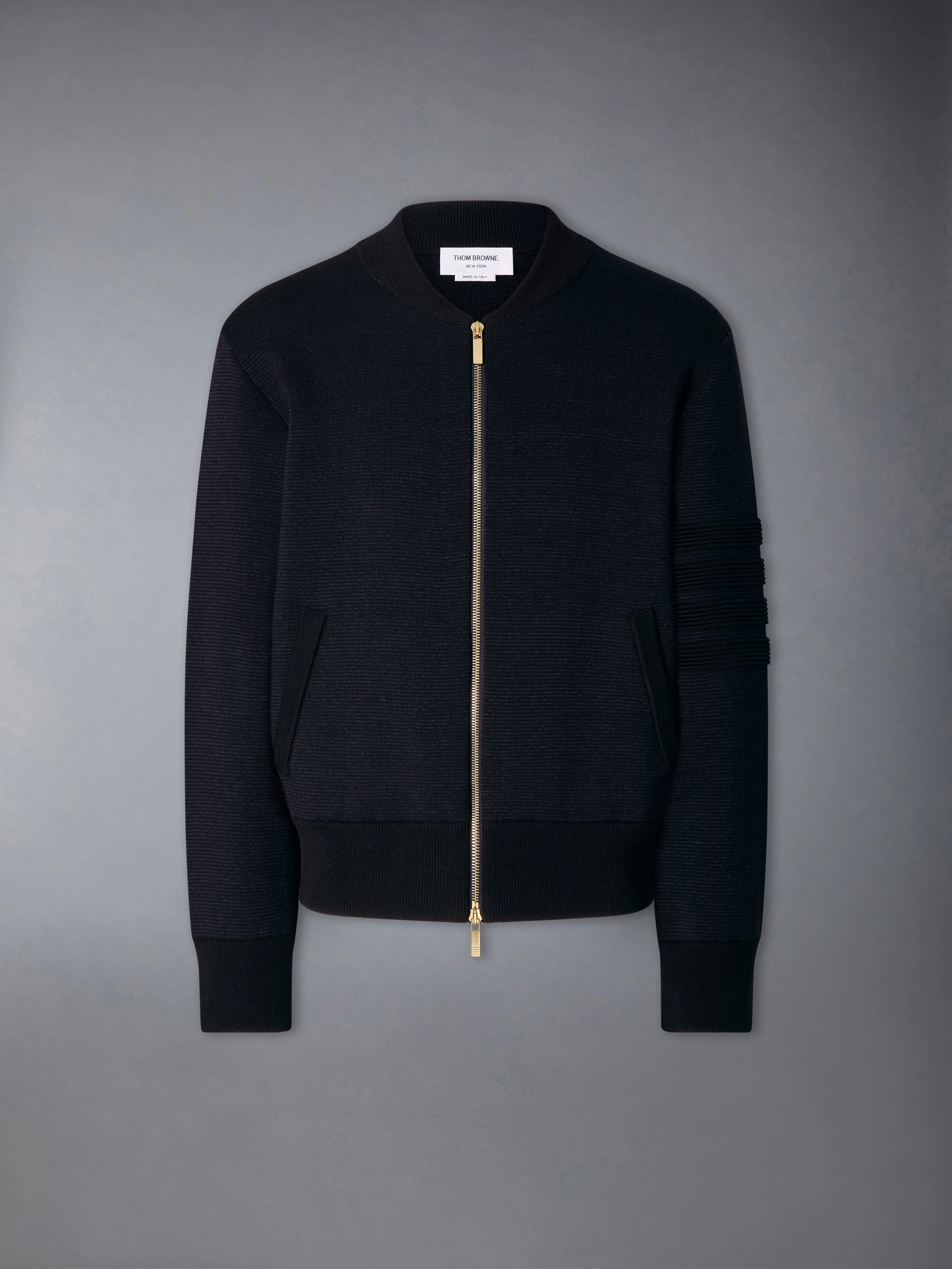 OTTOMAN MILANO STITCH 4-BAR BOMBER JACKET - 1