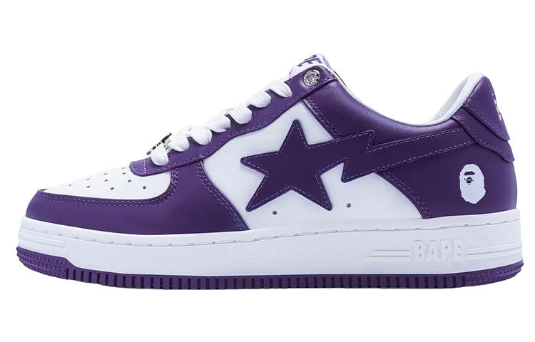 A BATHING APE Bape Sta 'White Purple' 1I70-191-007-PURPLE - 2