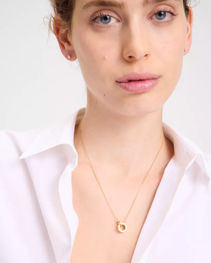kate spade Set In Stone Interlink Pendant outlook
