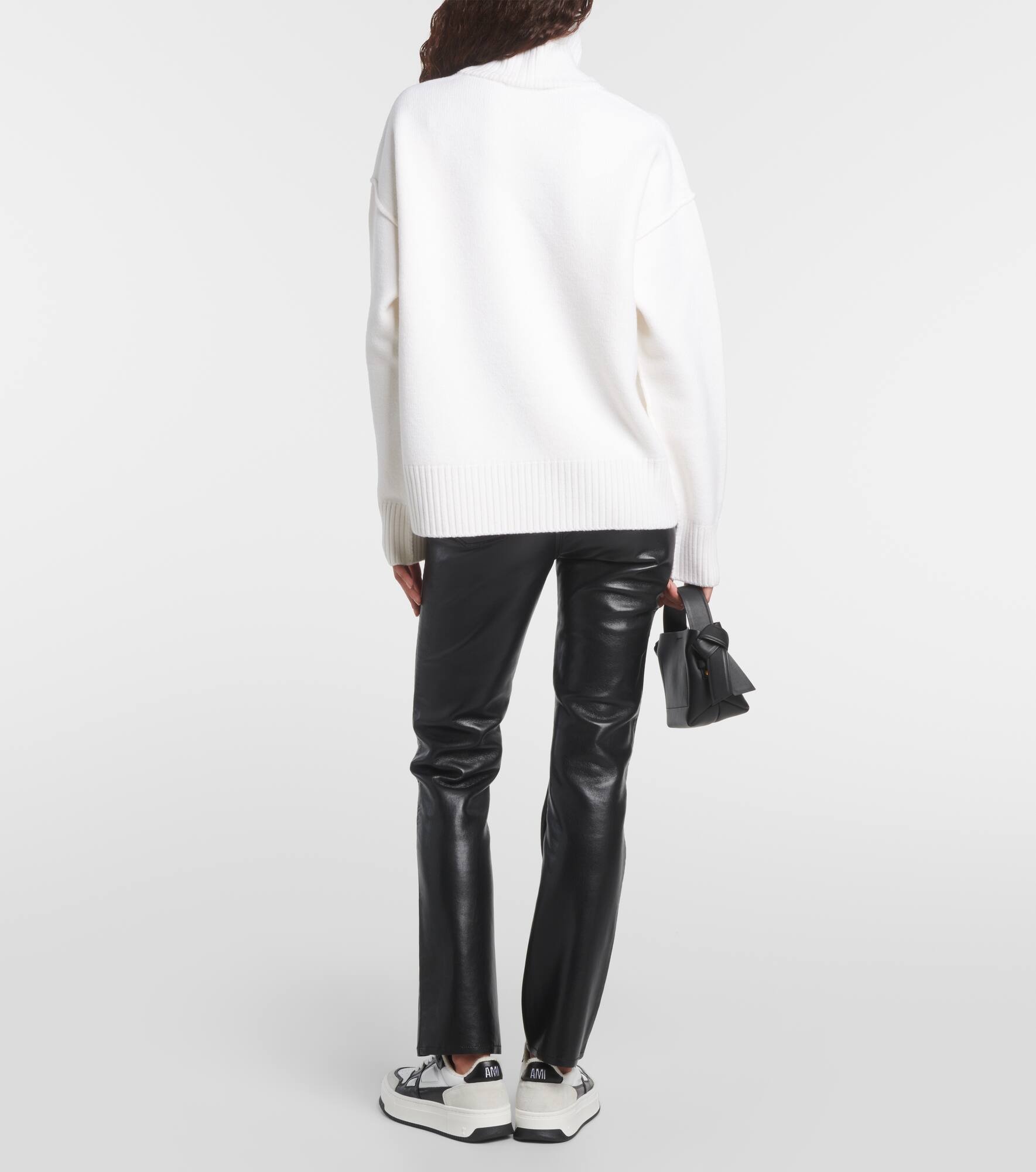 Ami de Cœur wool turtleneck sweater - 3
