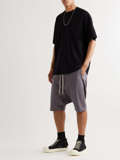 Rick Owens Pod Cotton-Blend Canvas Drawstring Shorts outlook