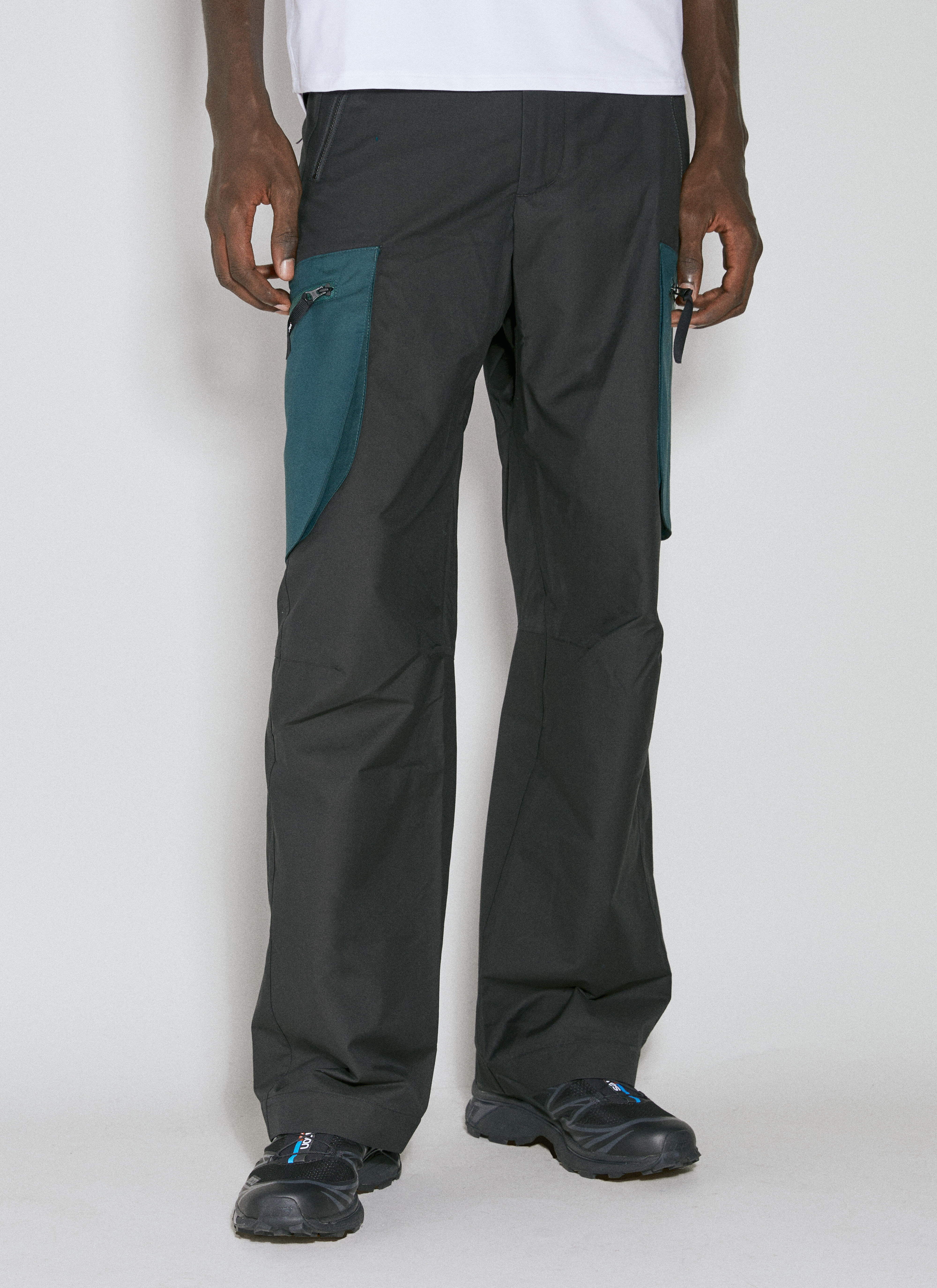 Contrast Pocket Cargo Pants - 2
