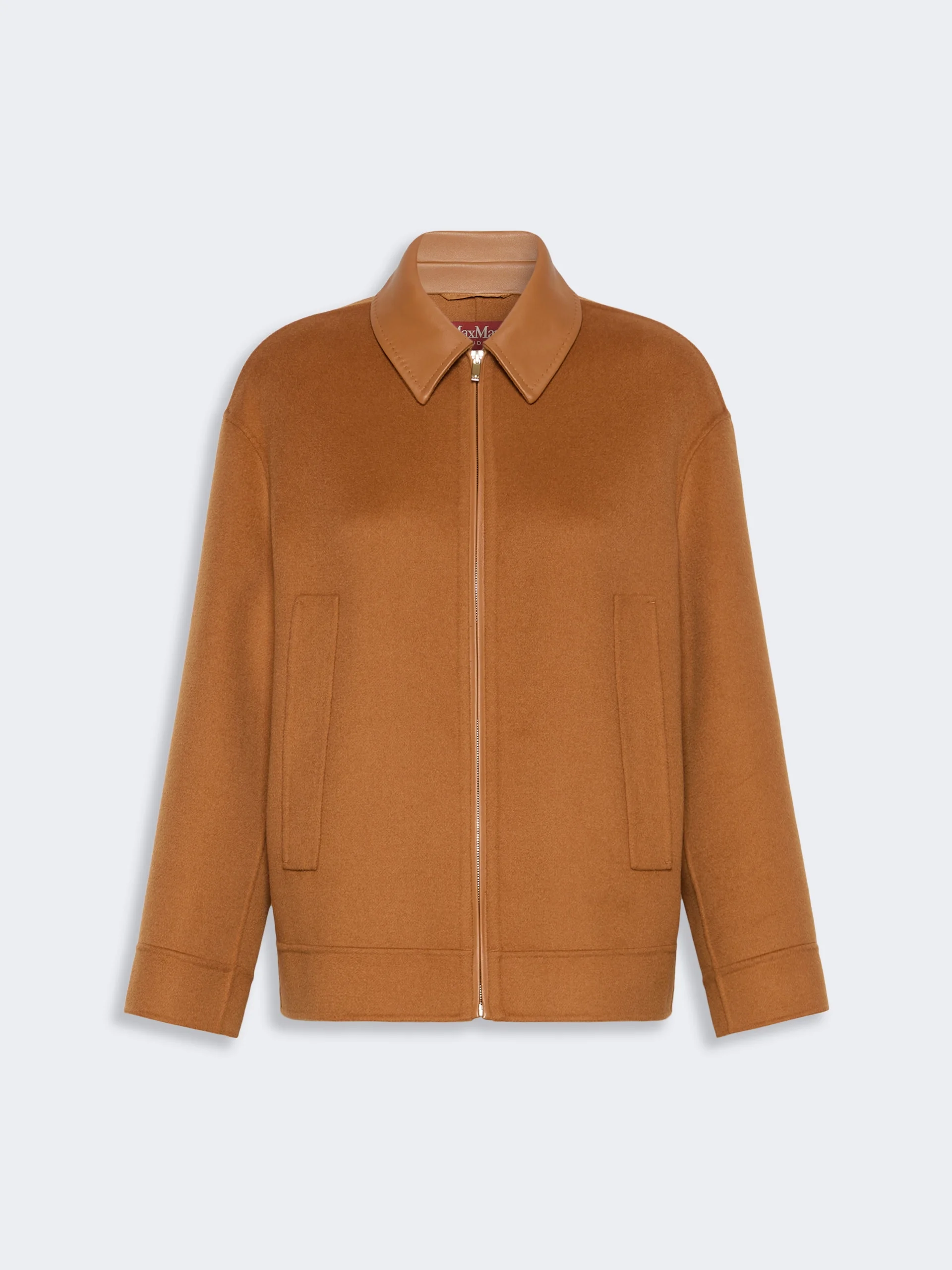 SFERE Double wool, cashmere and silk coat - CARAMEL - 1