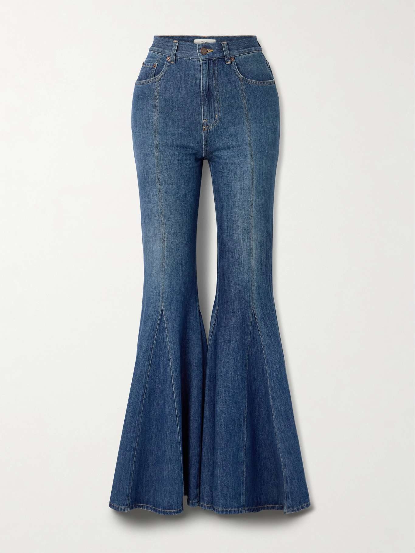 High-rise flared jeans Blue - 1