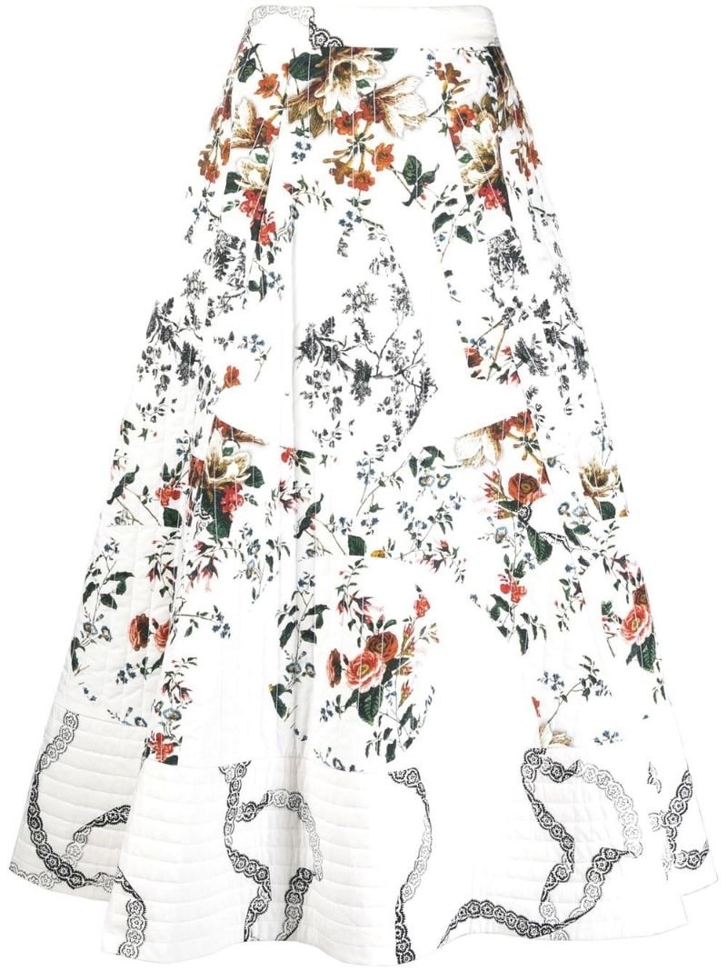 Judith floral midi skirt - 1