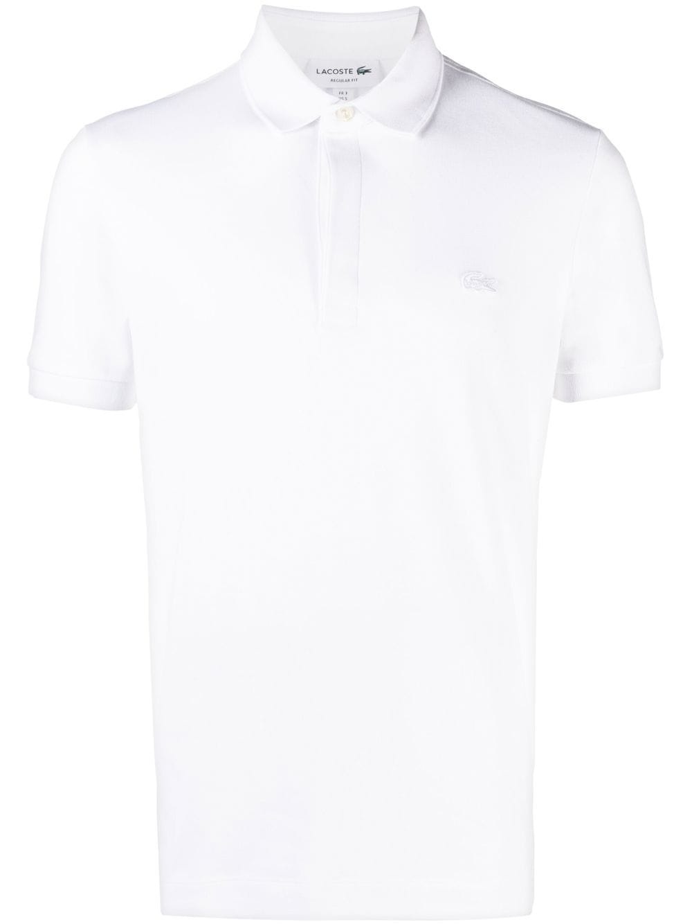 logo-patch polo shirt - 1