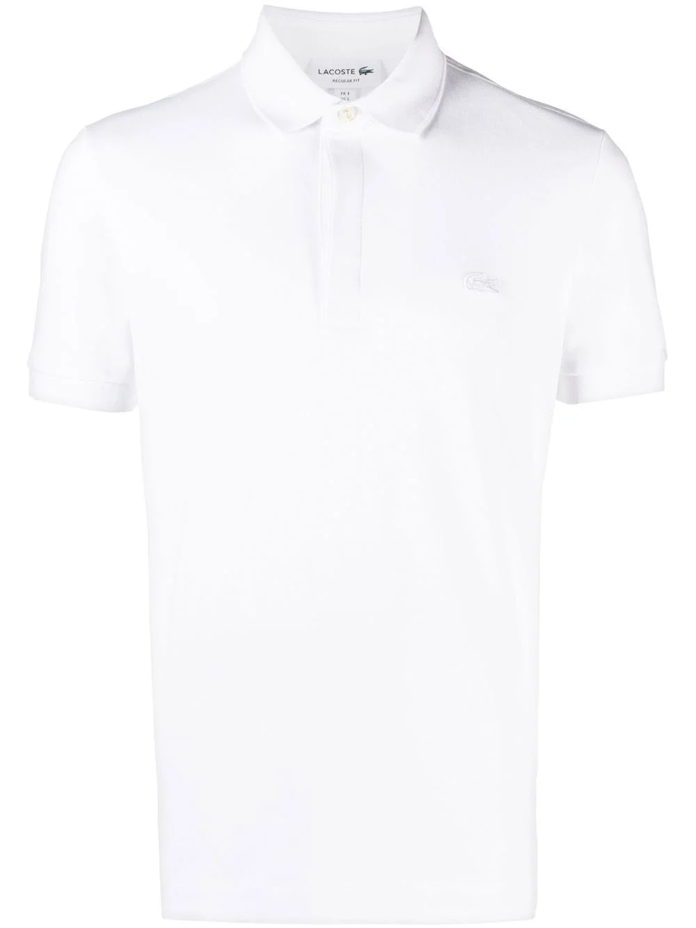 logo-patch polo shirt - 1