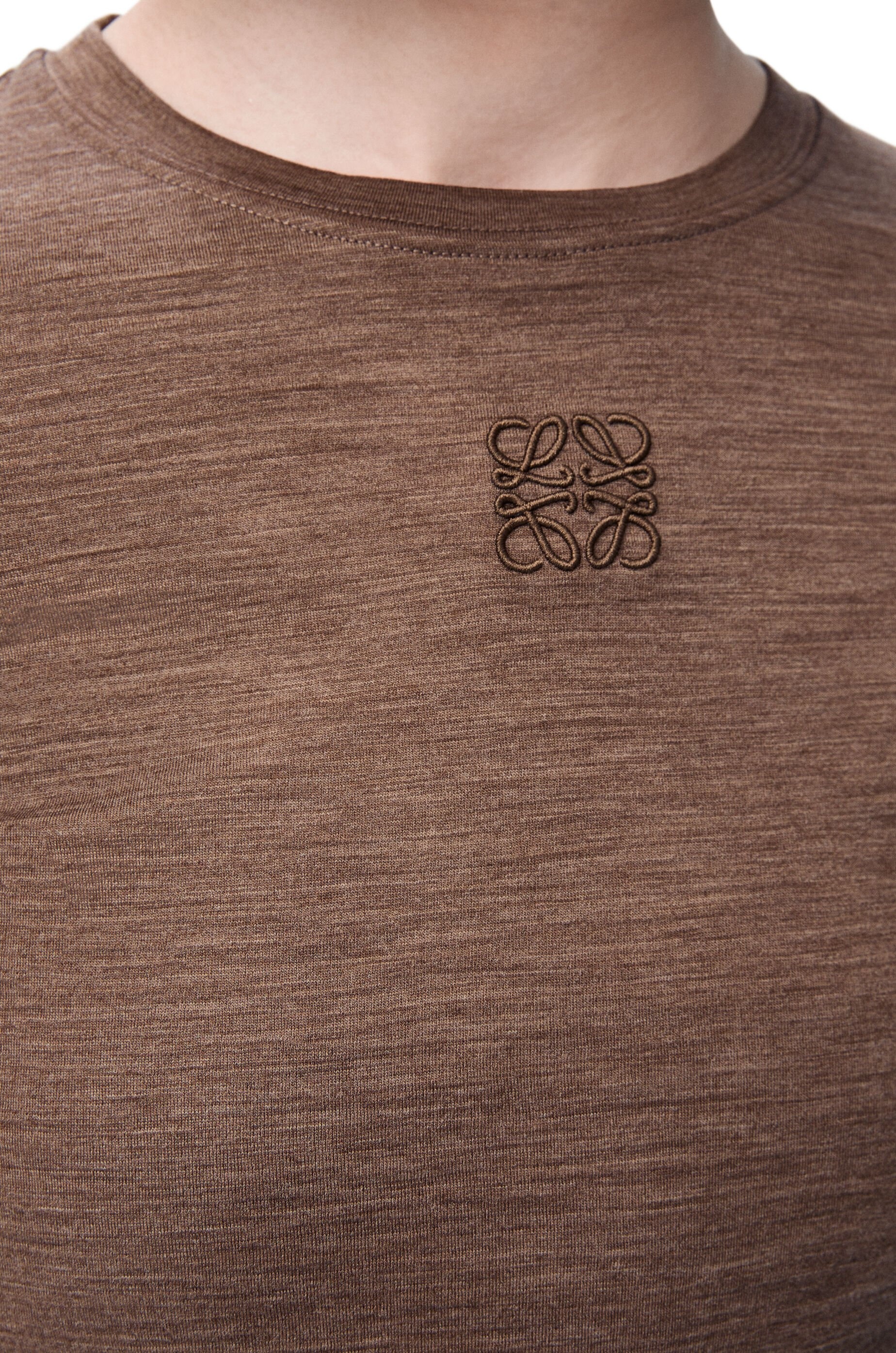 Long sleeve top in stretch wool - 5