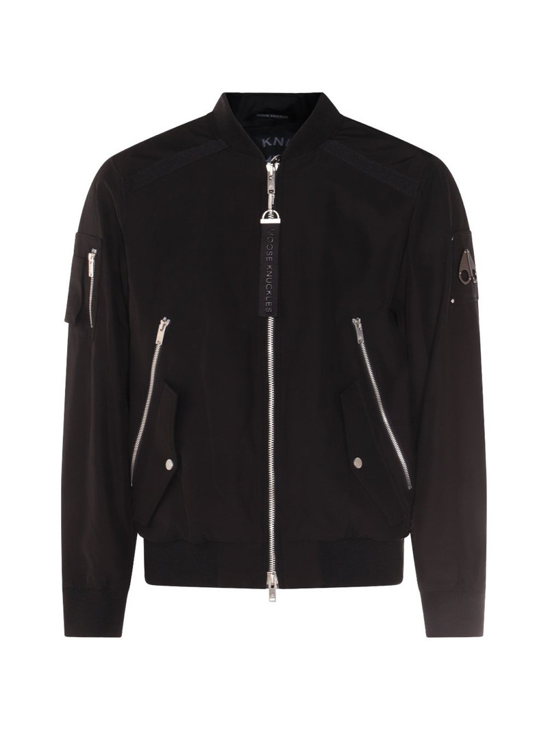 logo-detail bomber jacket 1