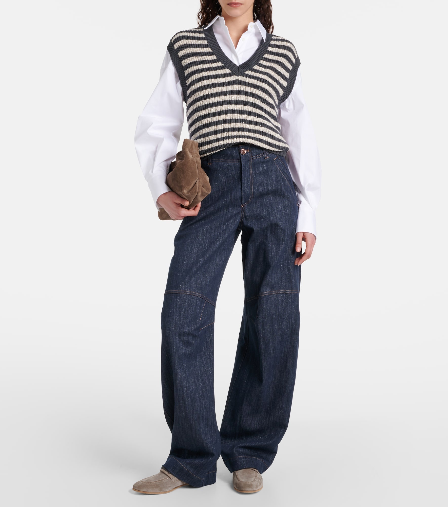 High-rise wide-leg jeans - 2