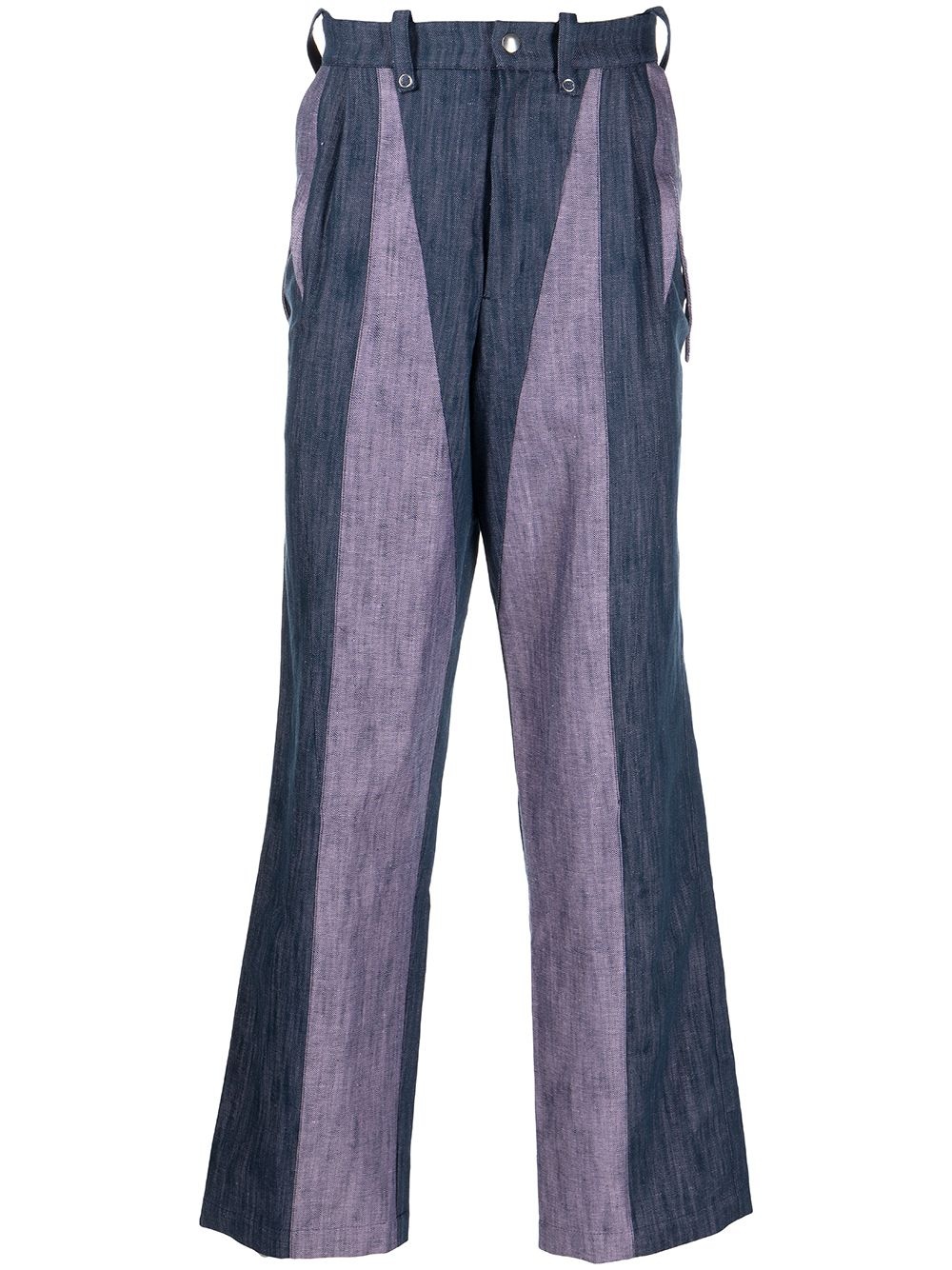 straight leg trousers - 1