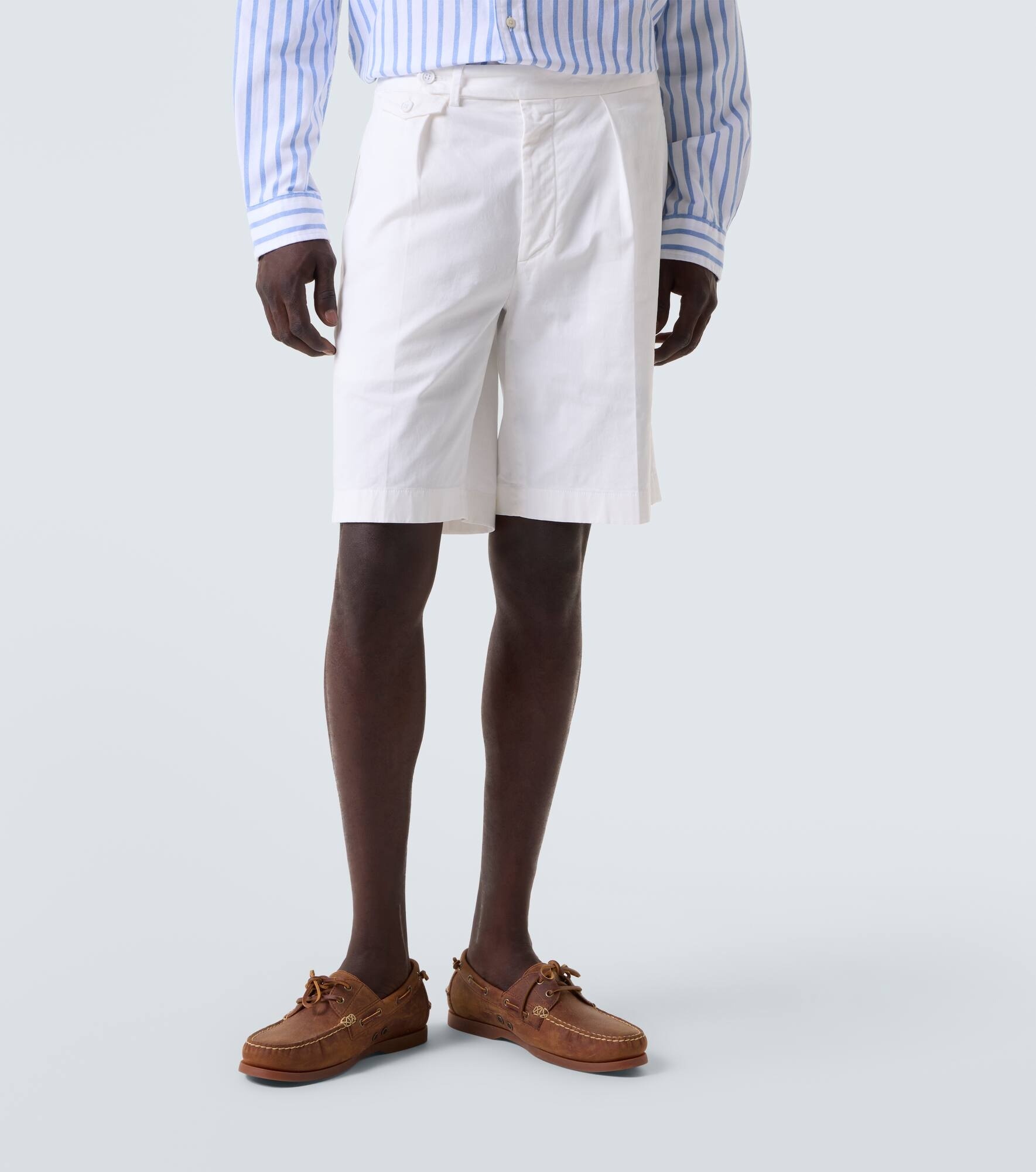 Cotton-blend shorts - 3