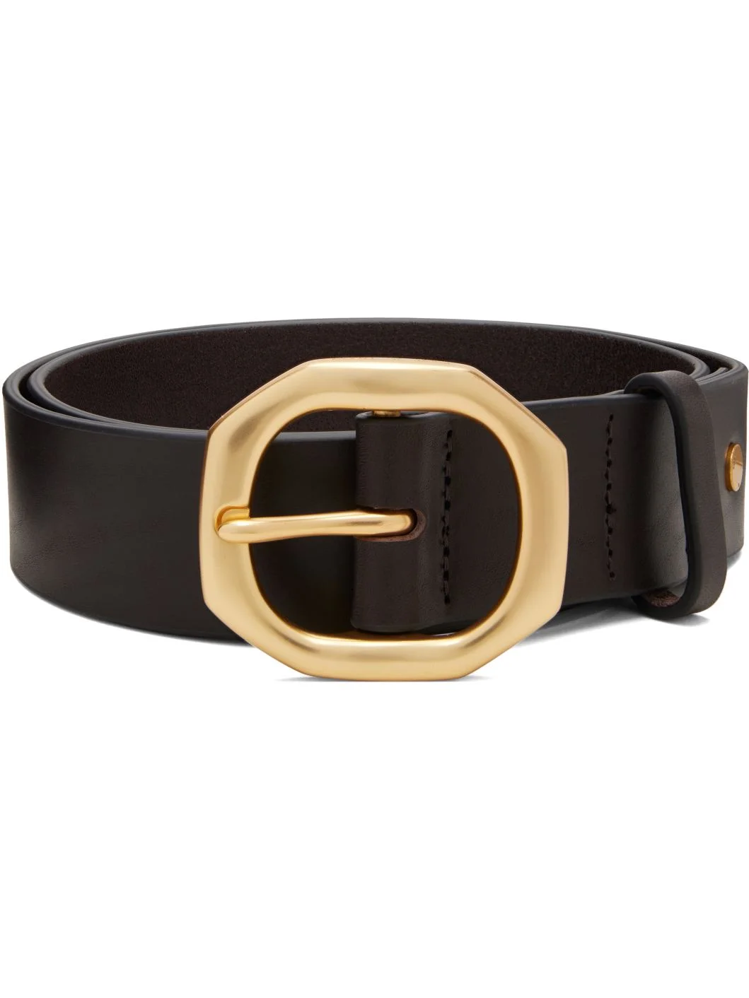 Brown Audrey Leather Belt - 1