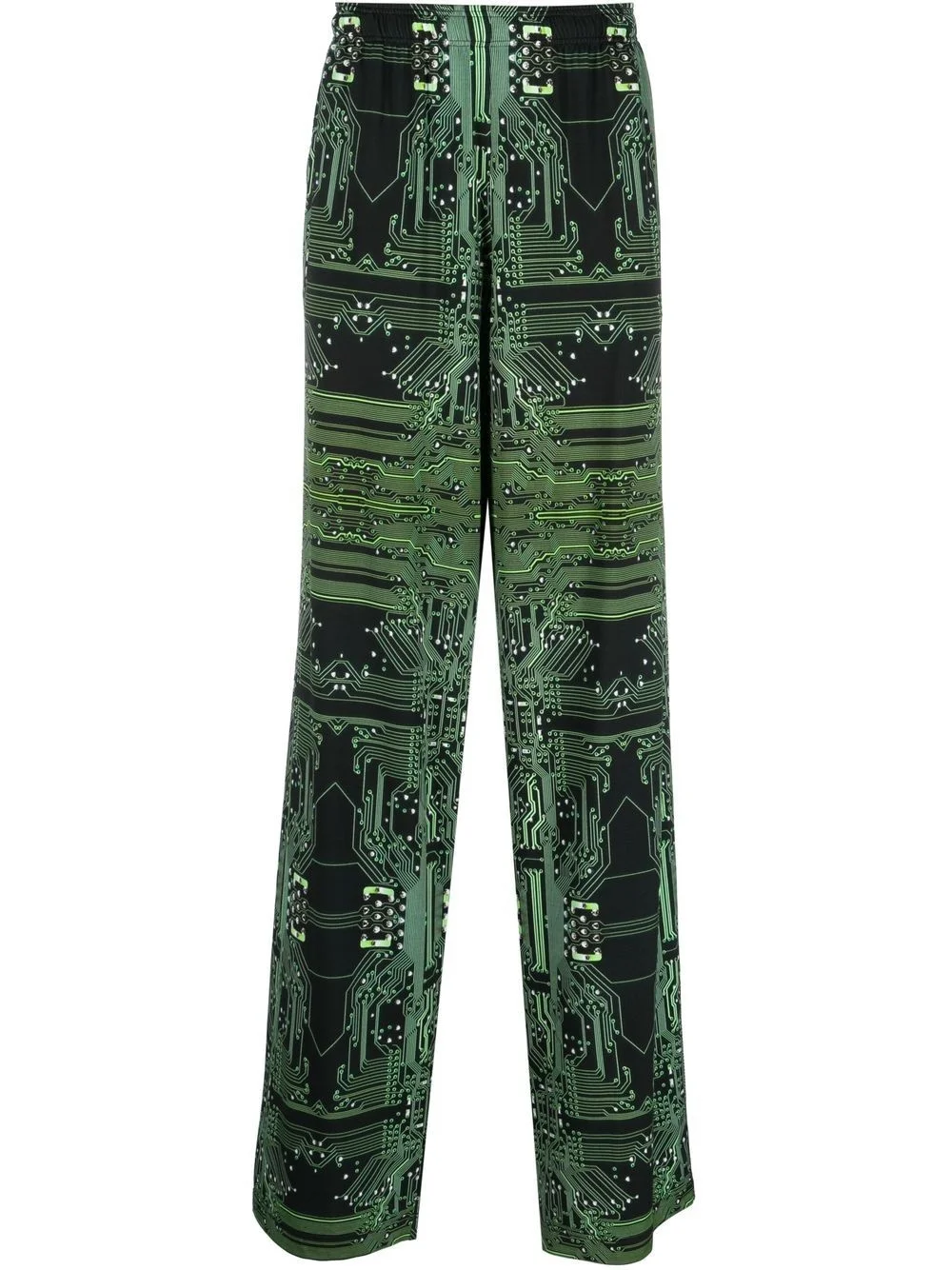 Cyber Fluid wide-leg trousers - 1