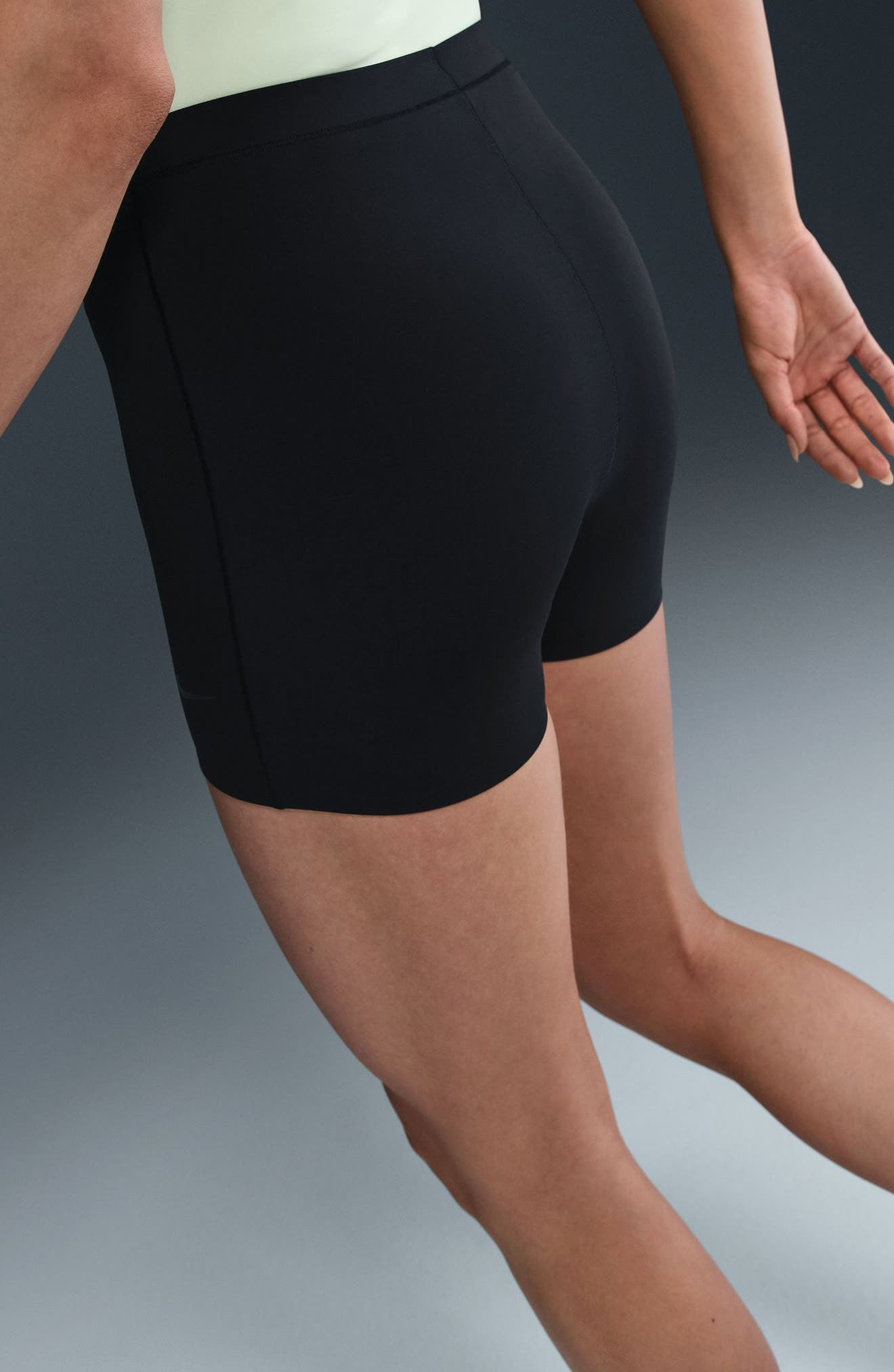 Nike Form Dri-FIT Boy Shorts in Black/Smoke Grey at Nordstrom - 8