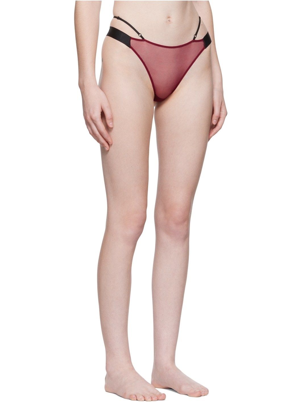 SSENSE Exclusive Burgundy Briefs - 2