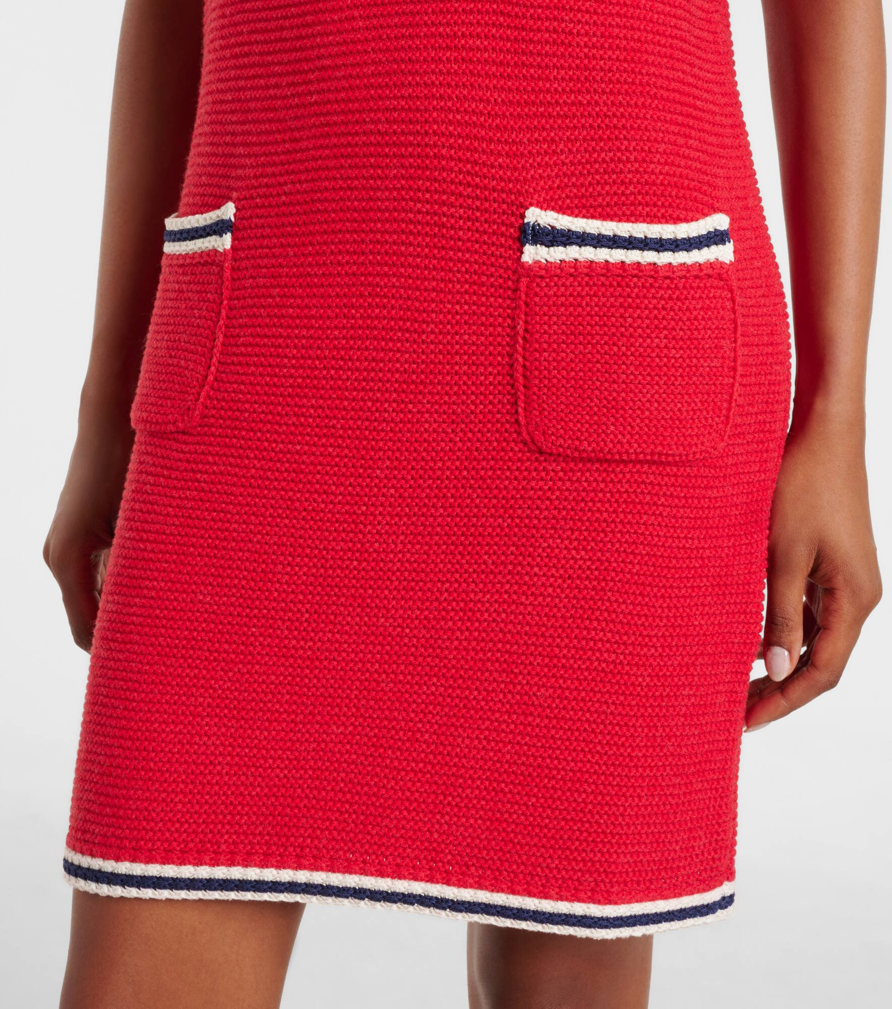 Cotton and wool minidress - 5
