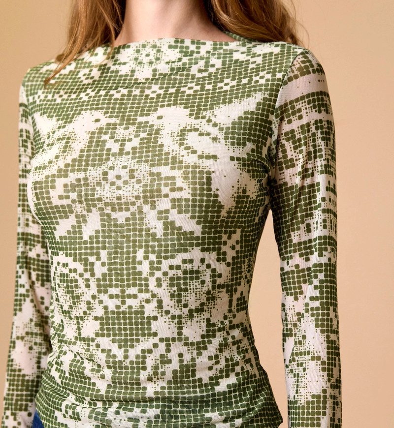 Cleobella JAY TOP | VERDANT FLIGHT outlook