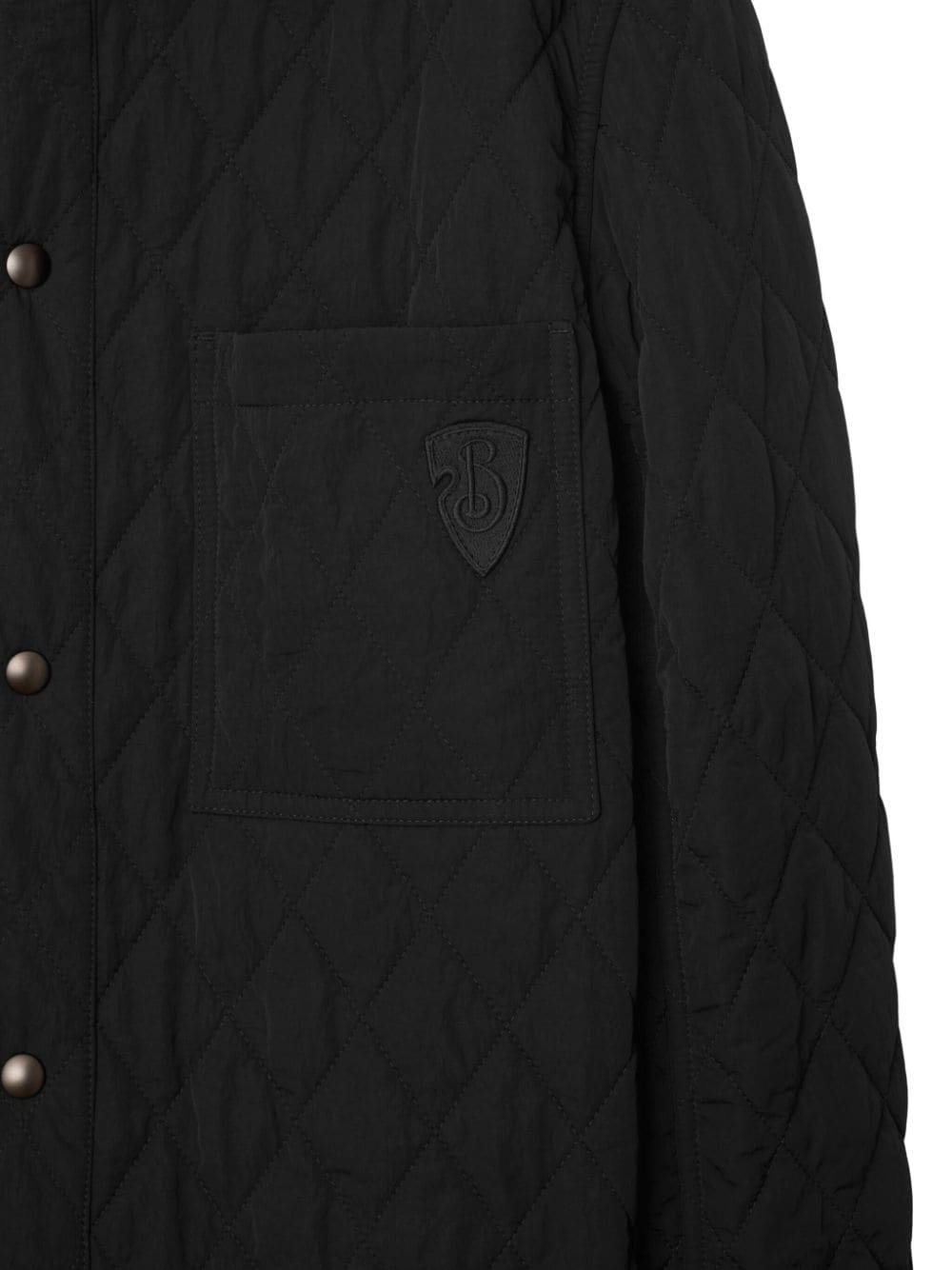 reversible quilted overshirt - 3