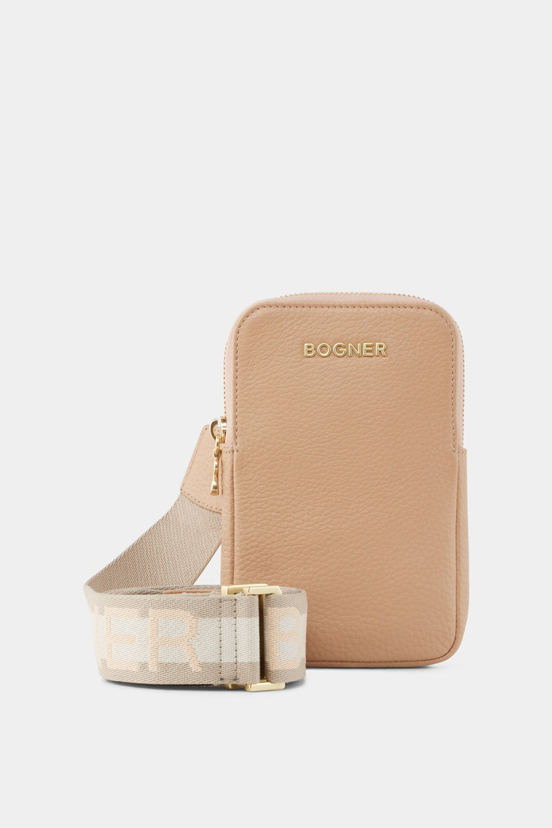 Andermatt Johanna Smartphone pouch in Cappuccino 1