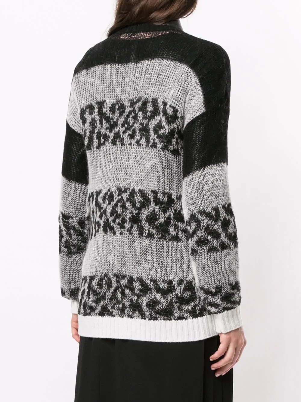 animalier stripe jumper - 4