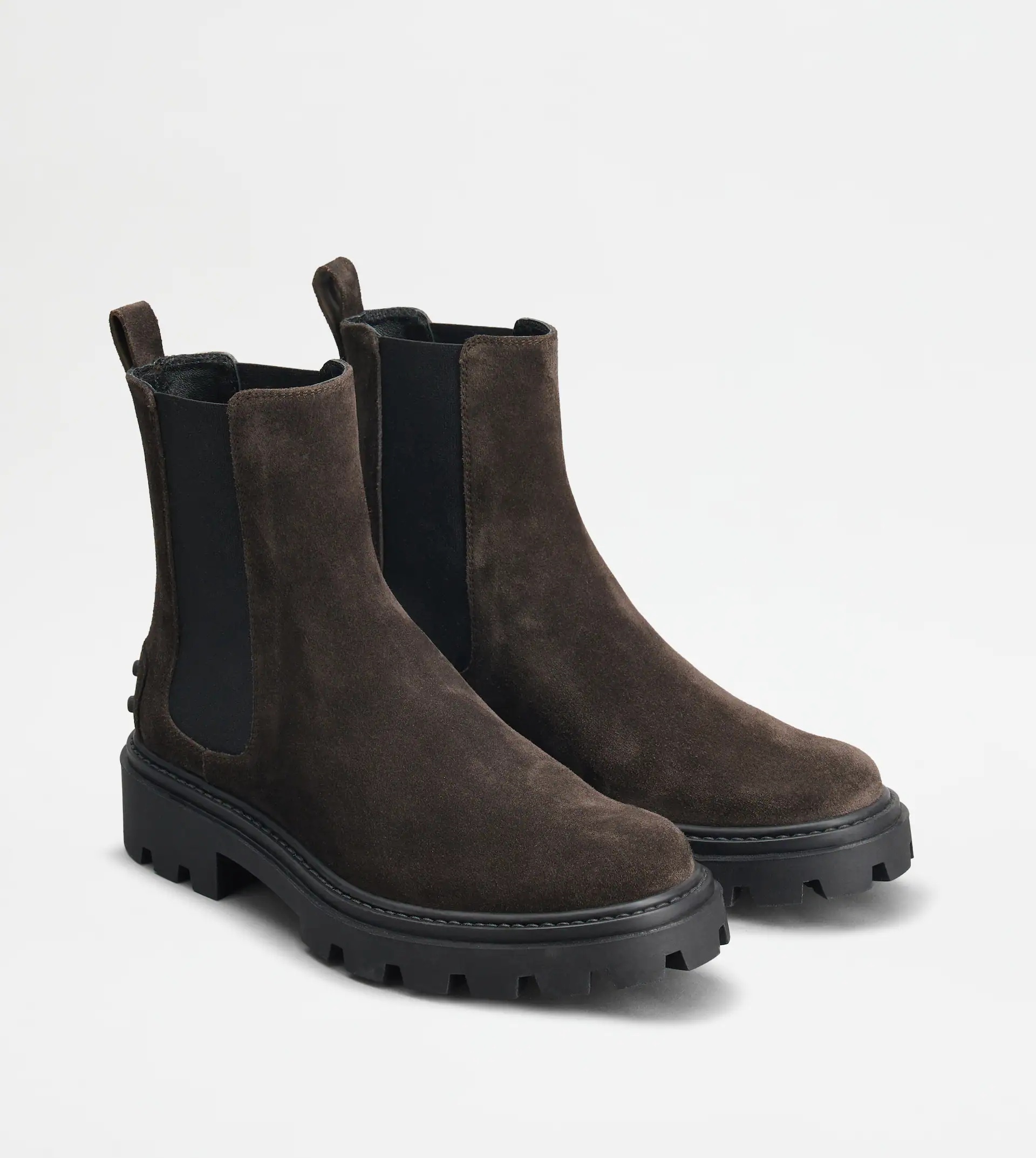 TOD'S CHELSEA BOOTS IN SUEDE - BROWN - 3