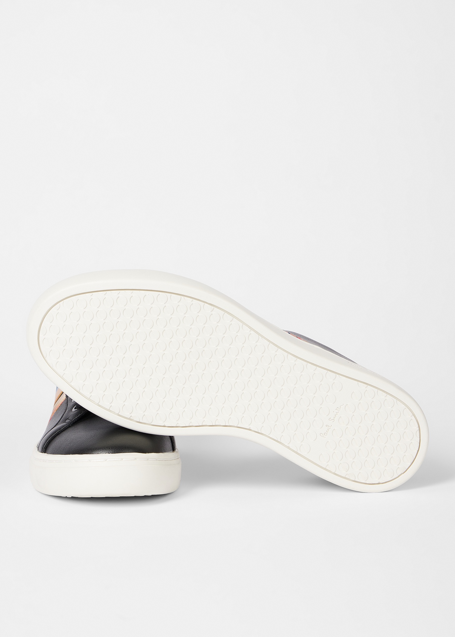 Women's Black Leather 'Dusky Swirl' 'Lapin' Trainers - 5
