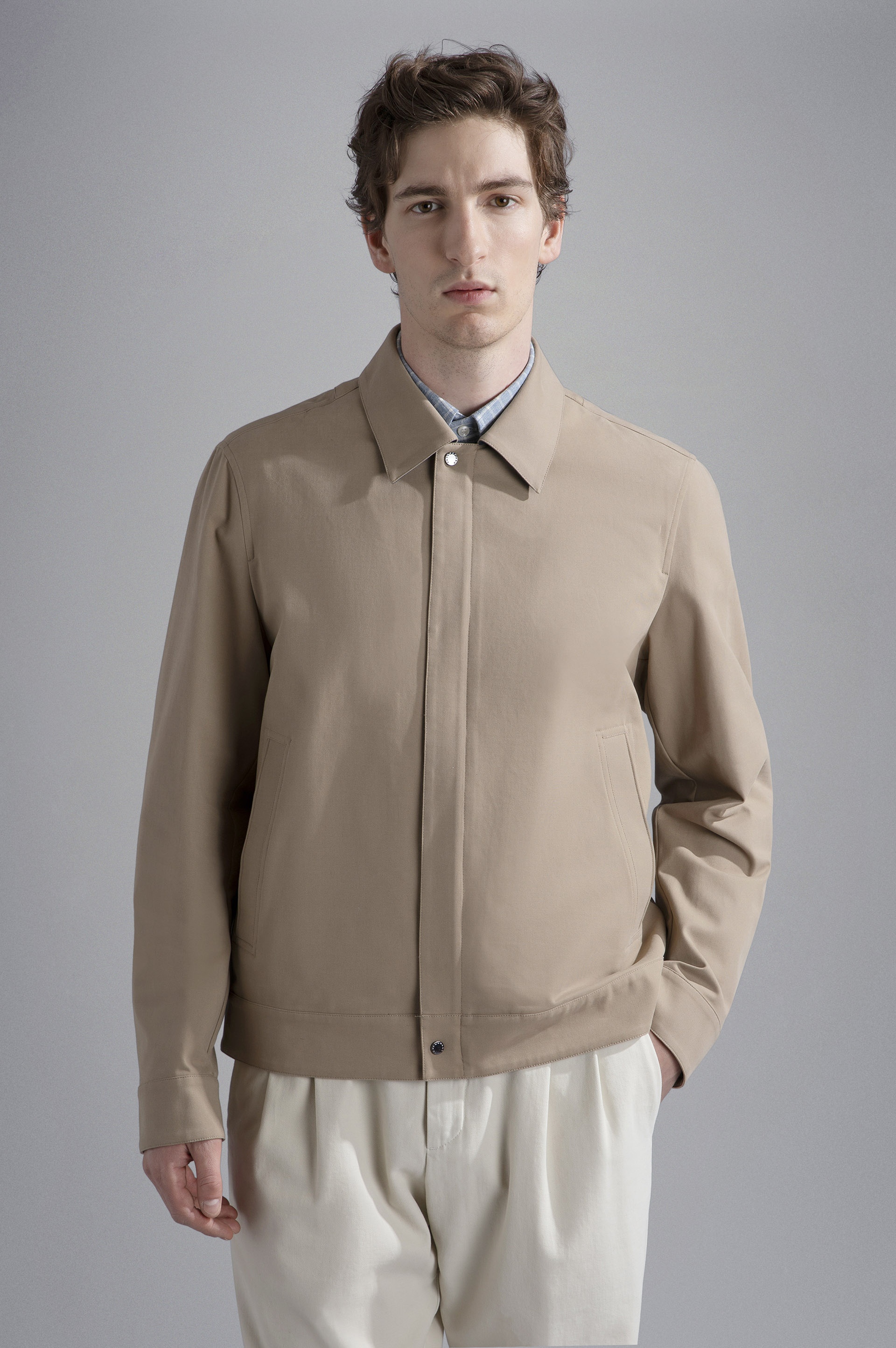 COTTON STRETCH SHACKET - 6