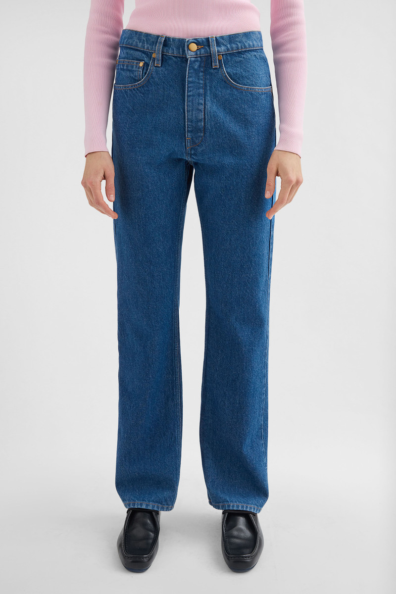 Flared Denim Trousers 3